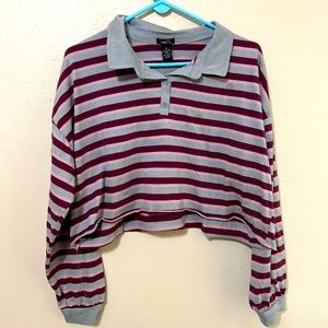 Rue21 plus long sleeve crop top 🧡